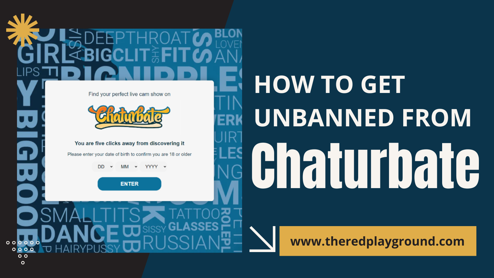 How to Get Unbanned from Chaturbate (the EASY Way) - The Red Playground