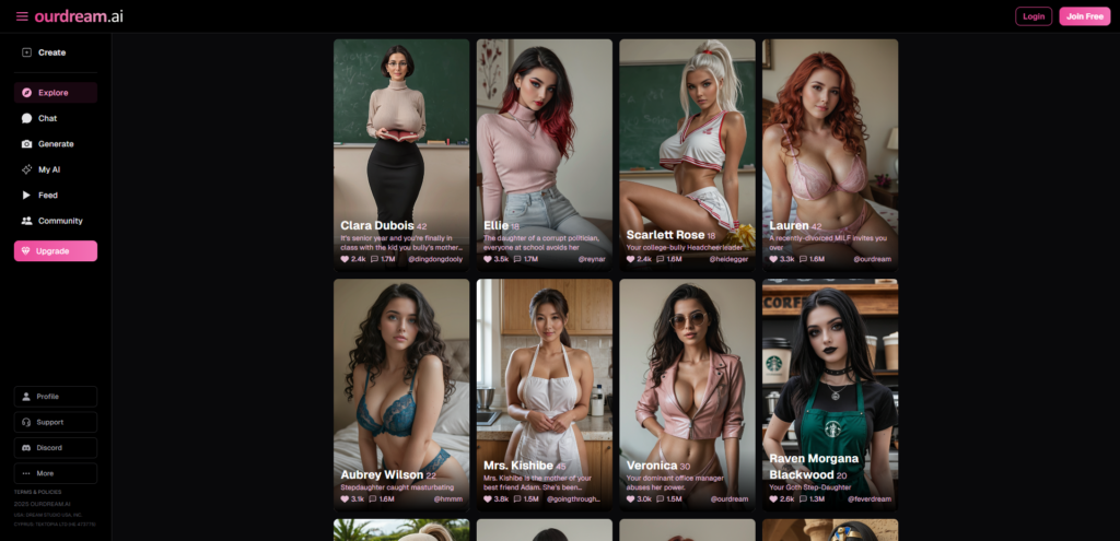 Top Free OurDream.ai Alternatives with No Filters